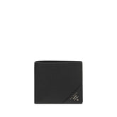 Prada Black Calf Leather Bos Taurus Wallet