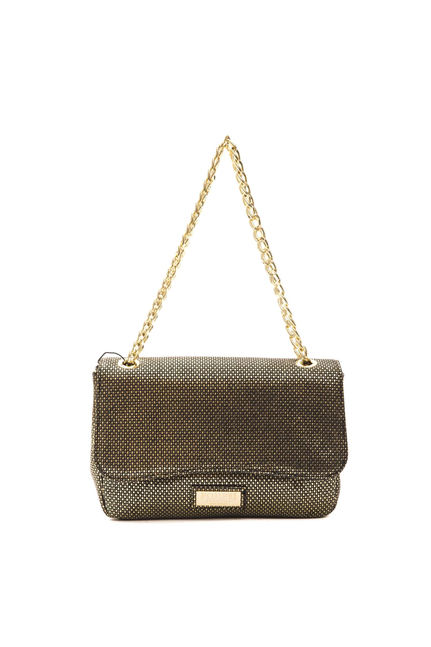 Svart crossbody-veske i skinn til dame