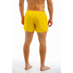 Moschino Yellow Polyester Swim Shorts