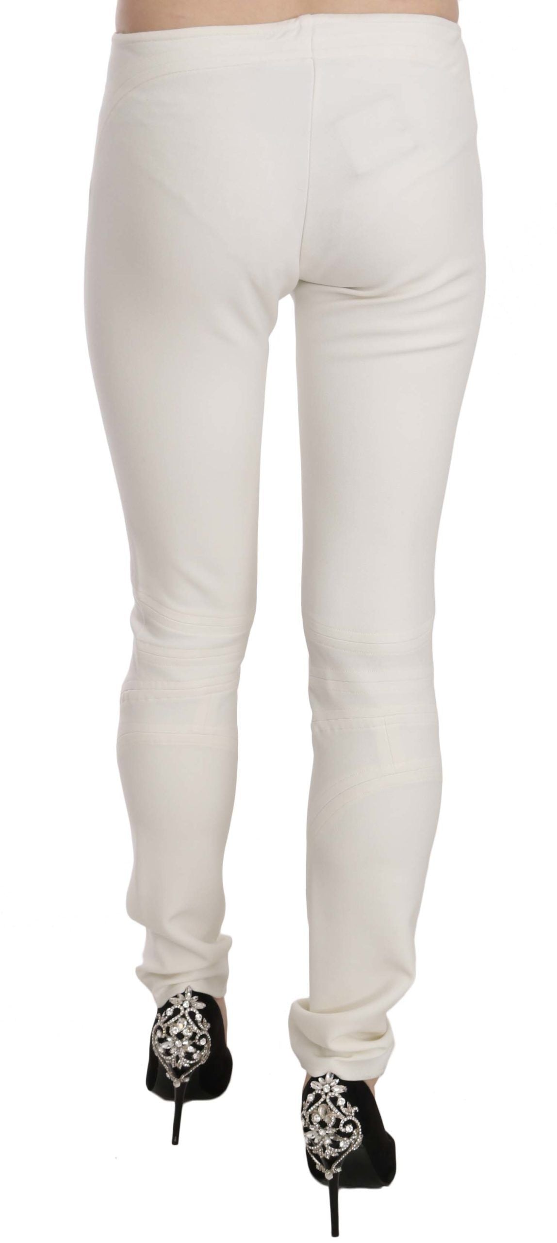 Just Cavalli Vita Skinny Dressbyxor med Medelhög Midja