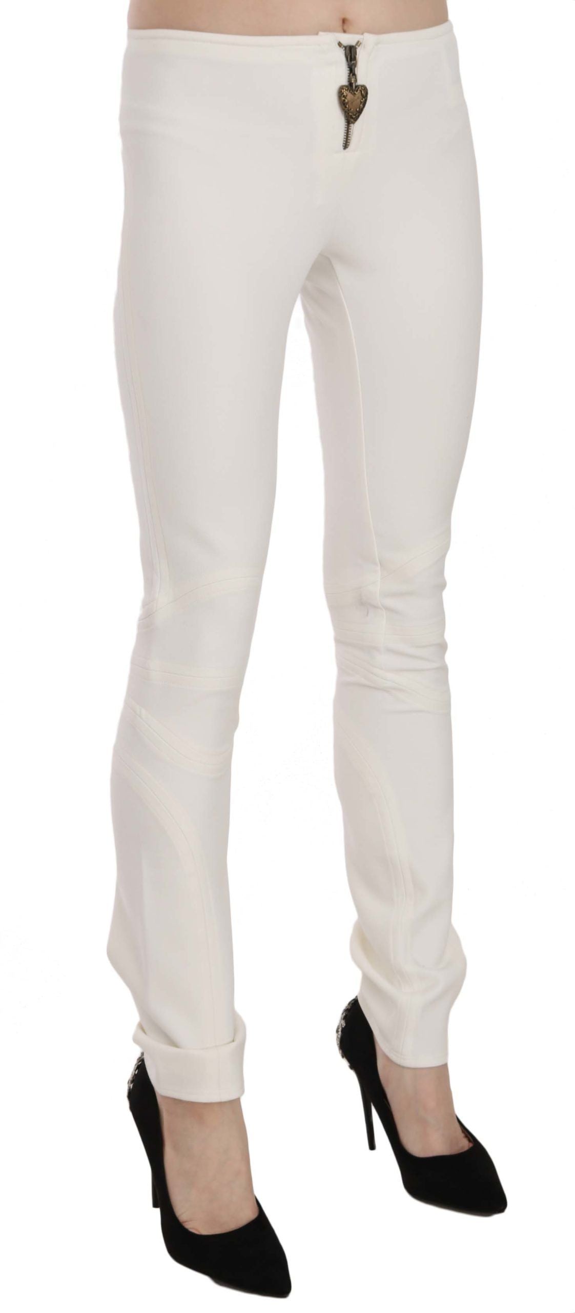 Just Cavalli Vita Skinny Dressbyxor med Medelhög Midja