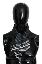 Costume National Blue Foulard Silk Women Scarf