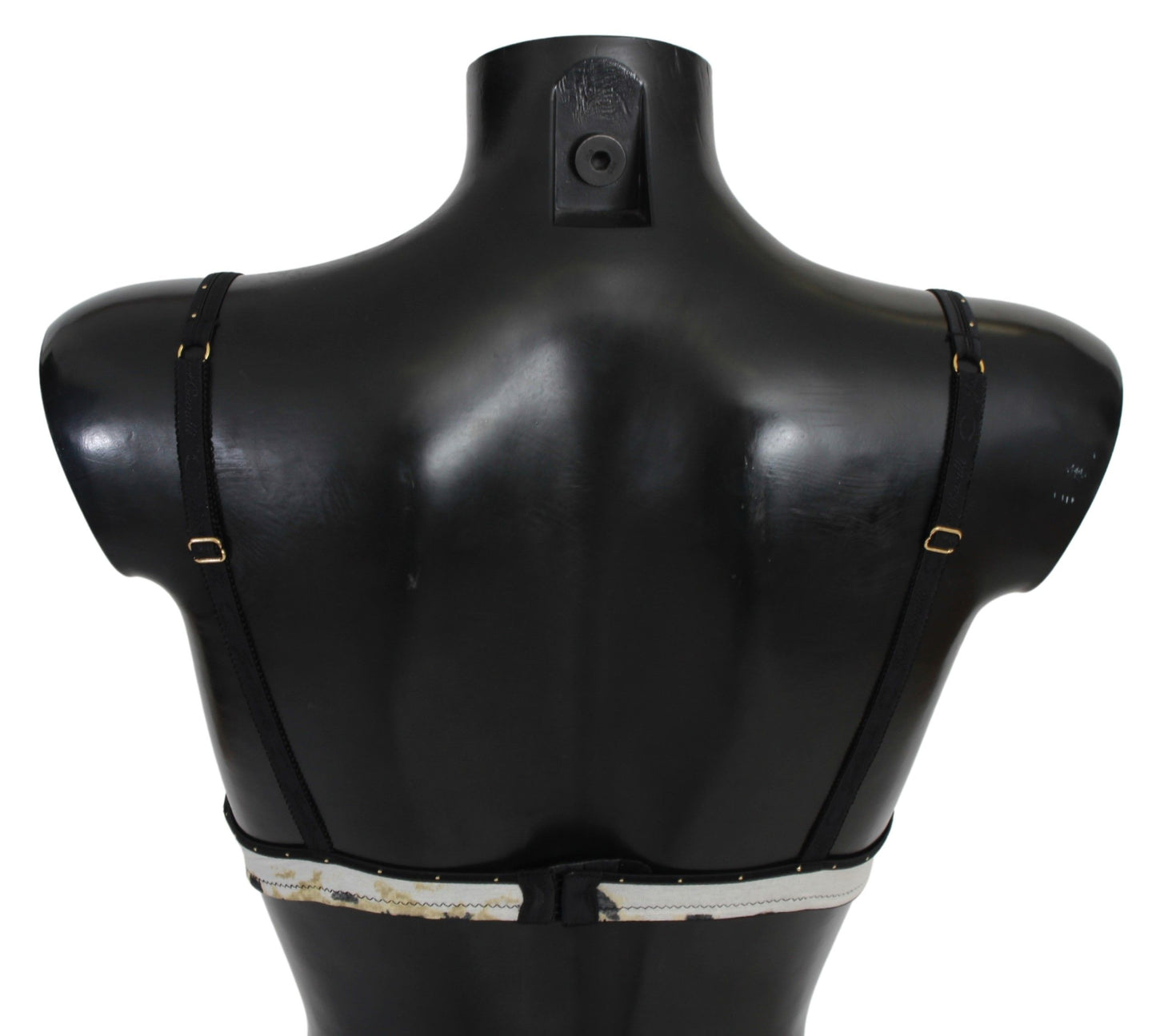 Just Cavalli Vit Polyester Spandex Push Up-BH Underkläder