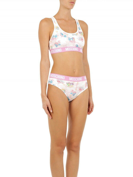 Moschino Vit Tvådelad Nattplagg My Little Pony Bikini