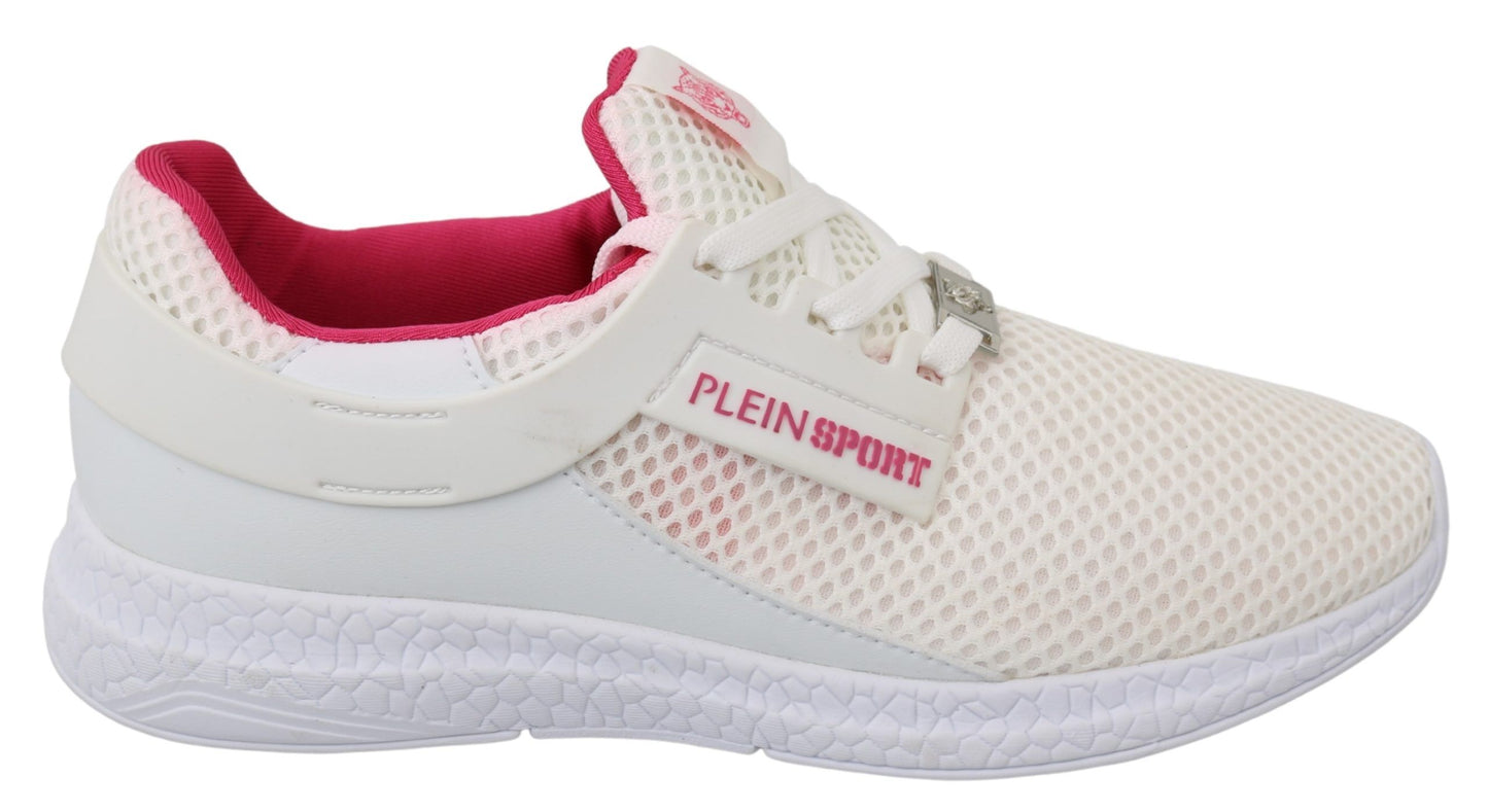 Philipp Plein Vita Rosa Polyester Becky Sneakers Skor