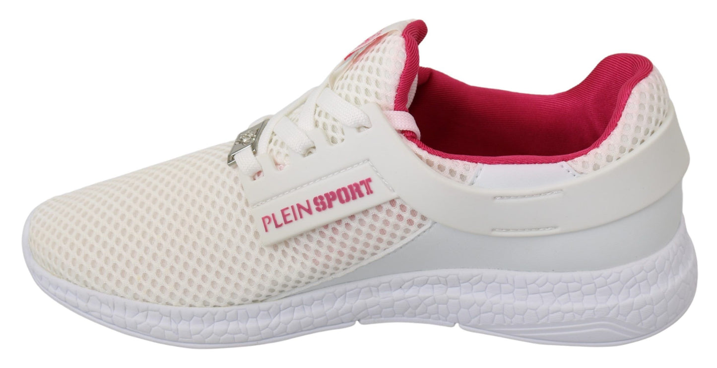 Philipp Plein Vita Rosa Polyester Becky Sneakers Skor