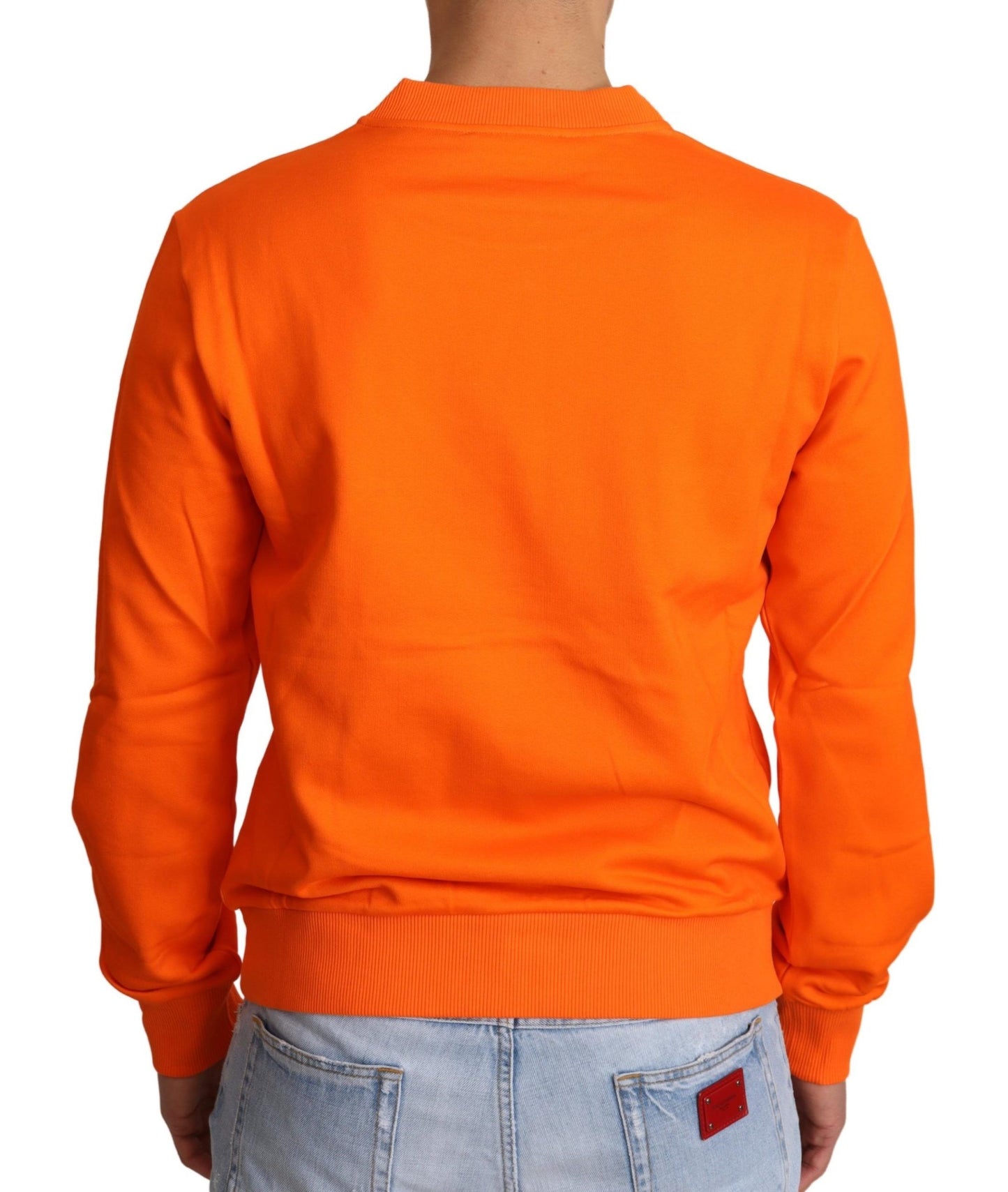 Dolce & Gabbana Orange King Cæsar bomullsgenser