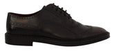 Dolce & Gabbana Lilla Oxford-skinn med vingetupp og formelle sko