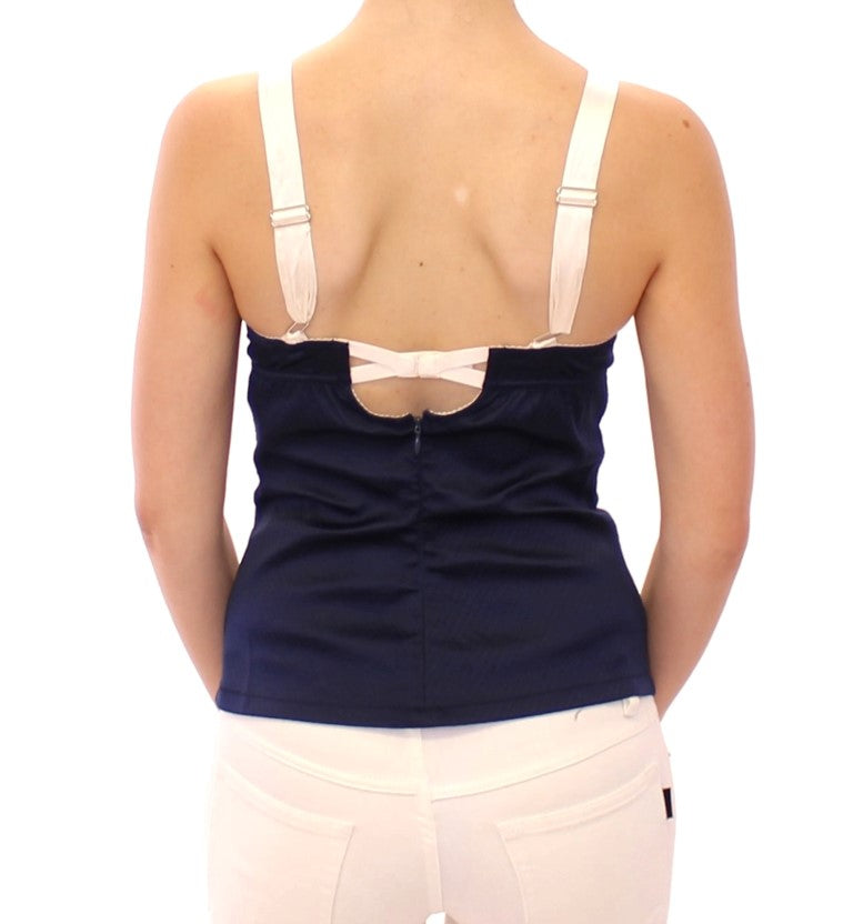 Dolce & Gabbana Blå Sailor Motiv Tanktopp
