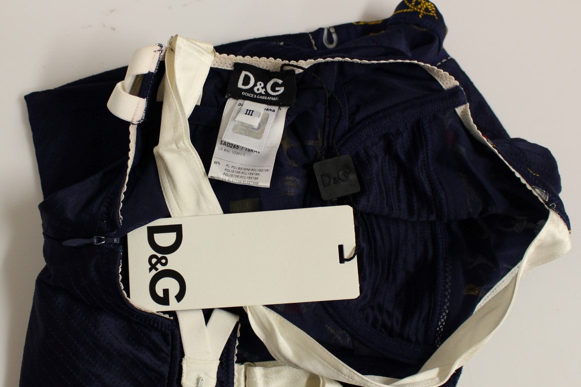 Dolce & Gabbana Blå Sailor Motiv Tanktopp