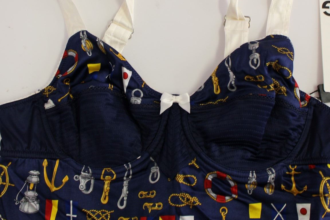 Dolce & Gabbana Blå Sailor Motiv Tanktopp