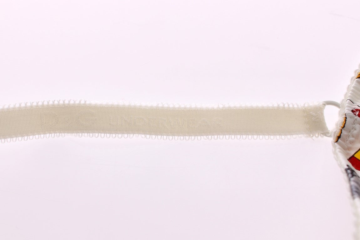 Dolce & Gabbana Vit Sailor-BH Trosa Stretchunderkläder