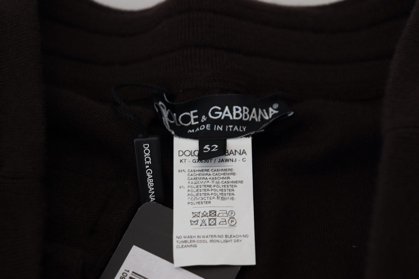 Dolce & Gabbana Brune Kasjmirbukser Underdeler Snorbukser