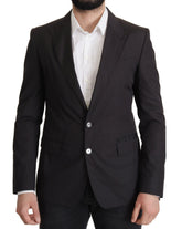 Dolce & Gabbana svart enkeltspent Taormina-blazer