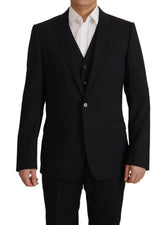 Dolce & Gabbana svart jakkevest 2-delt MARTINI-blazer