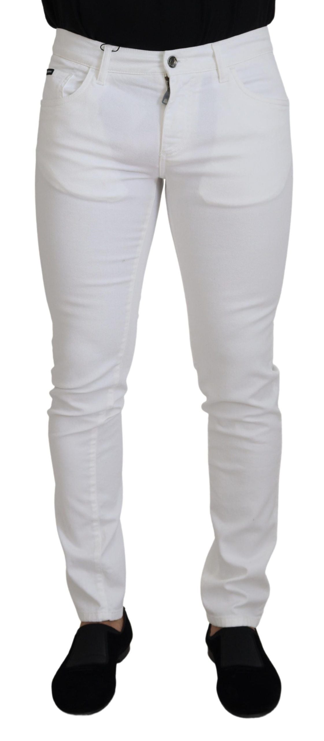 Dolce & Gabbana Vita Slim Skinny Stretchiga Bomullsjeans