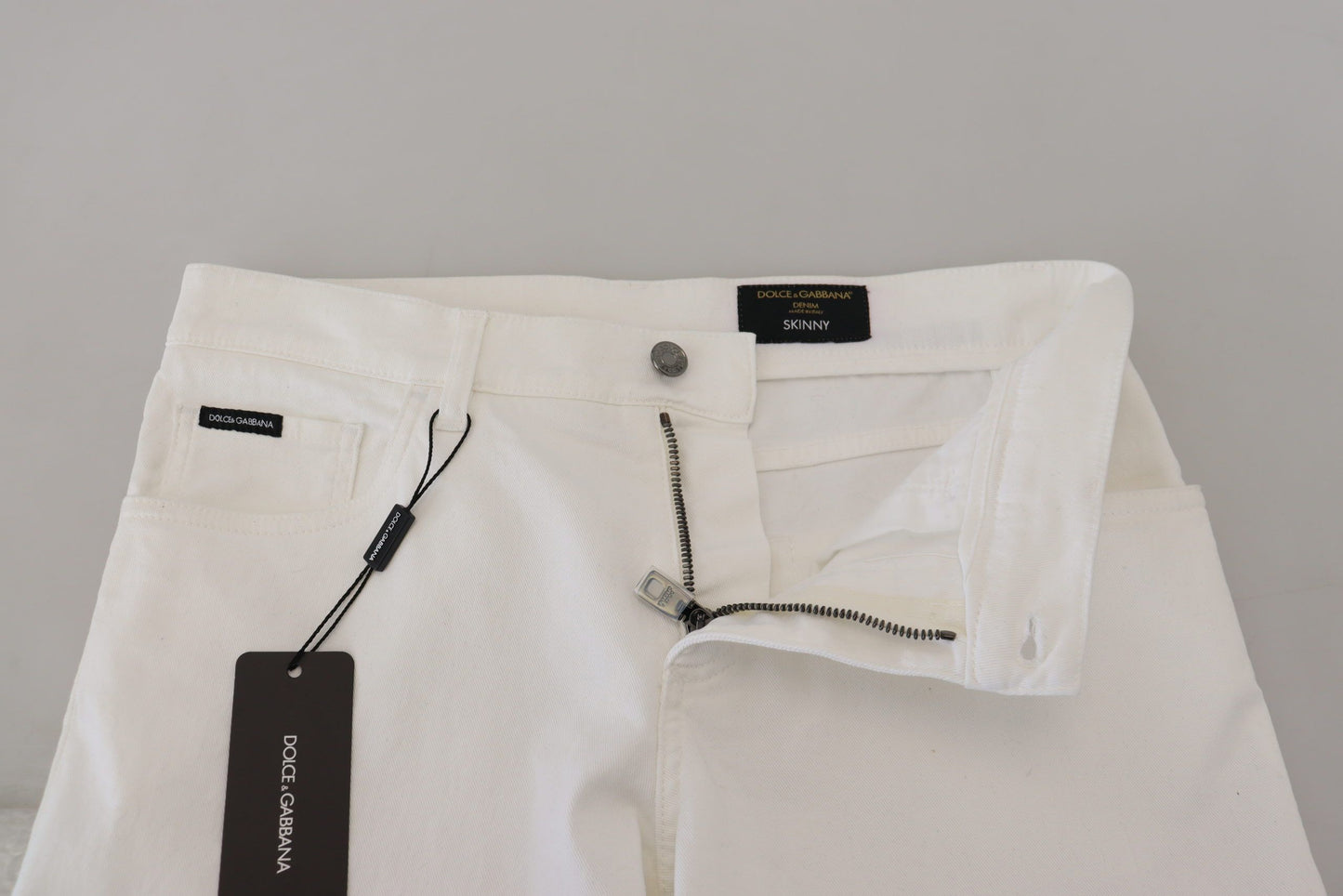 Dolce & Gabbana Vita Slim Skinny Stretchiga Bomullsjeans