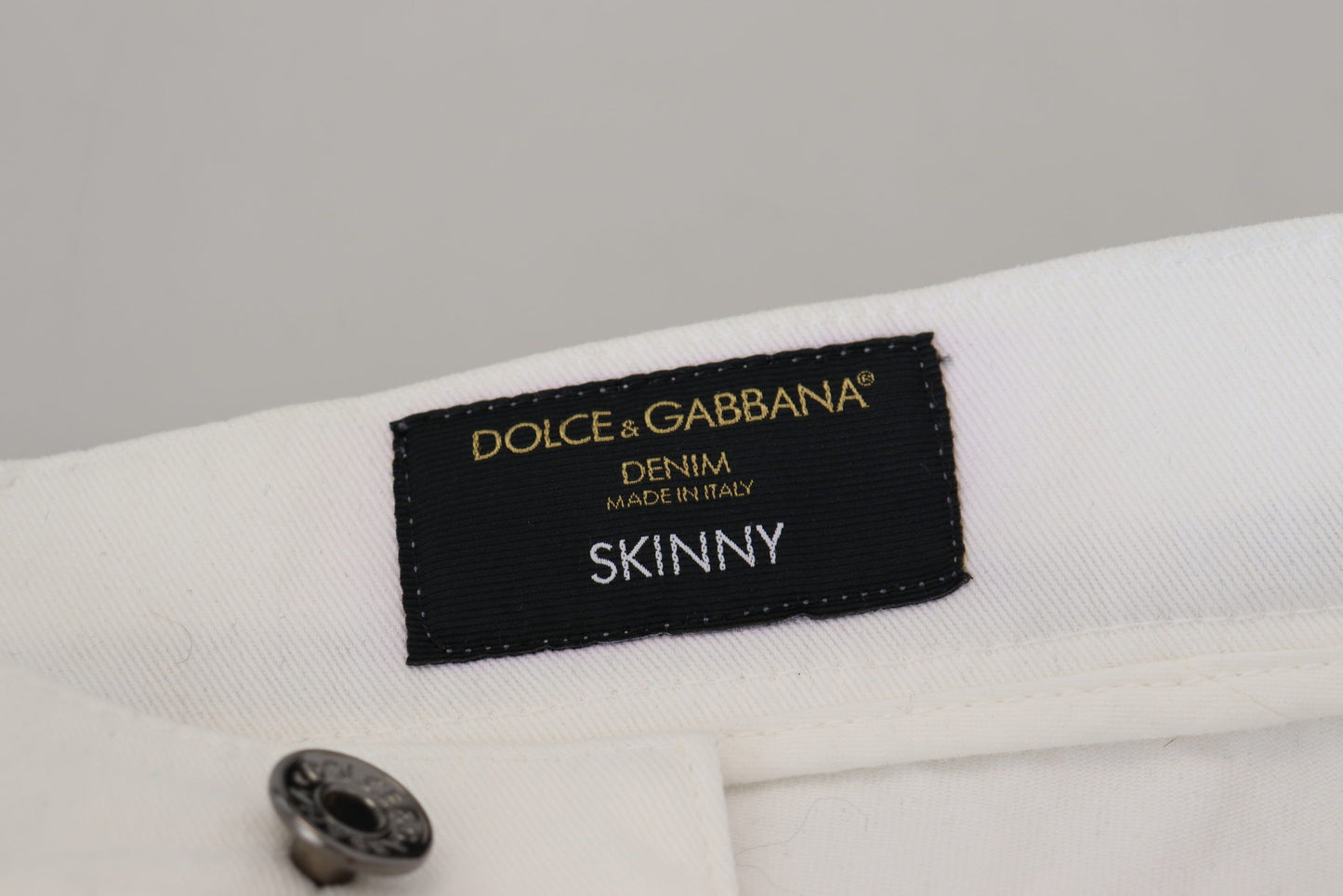 Dolce & Gabbana Vita Slim Skinny Stretchiga Bomullsjeans