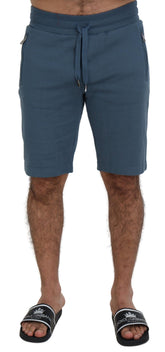 Dolce & Gabbana Blå Bomull Bermuda Herreshorts