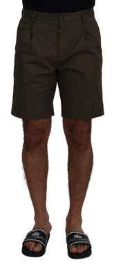 Dolce & Gabbana Grønne Chinos Bomullsshorts