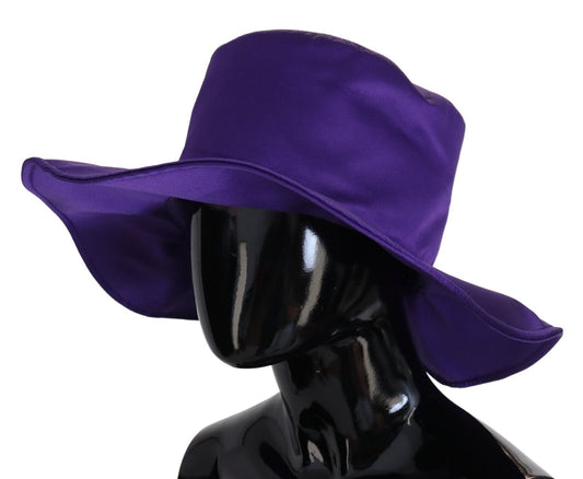 Dolce & Gabbana Lila Siden Stretchig Hög Hatt