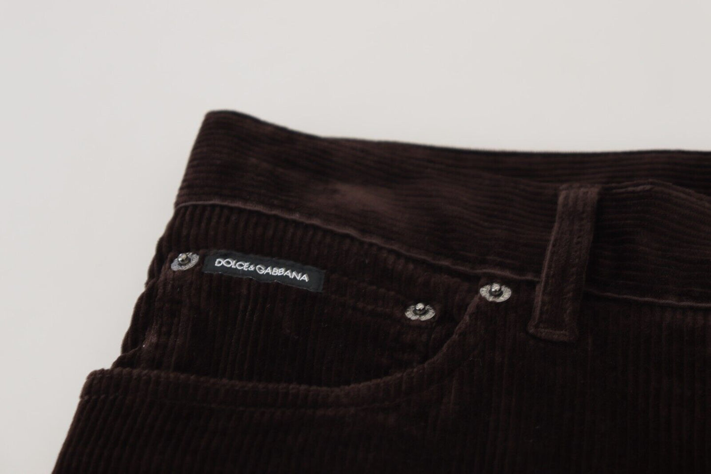 Dolce & Gabbana Bruna Corduroy Herrbyxor Casual Byxor
