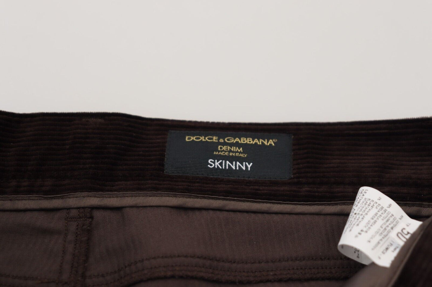 Dolce & Gabbana Bruna Corduroy Herrbyxor Casual Byxor