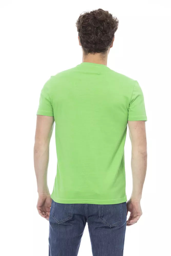 Baldinini Trend Grön Bomull Herr T-shirt