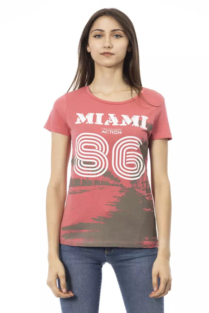 Trussardi Action Flerfärgad Bomull Dam T-shirt
