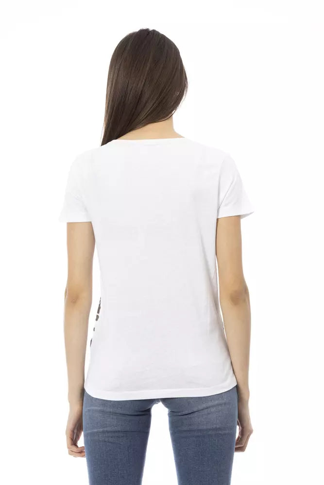 Trussardi Action Vit Bomull Dam T-shirt