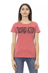 Trussardi Action Flerfärgad Bomull Dam T-shirt