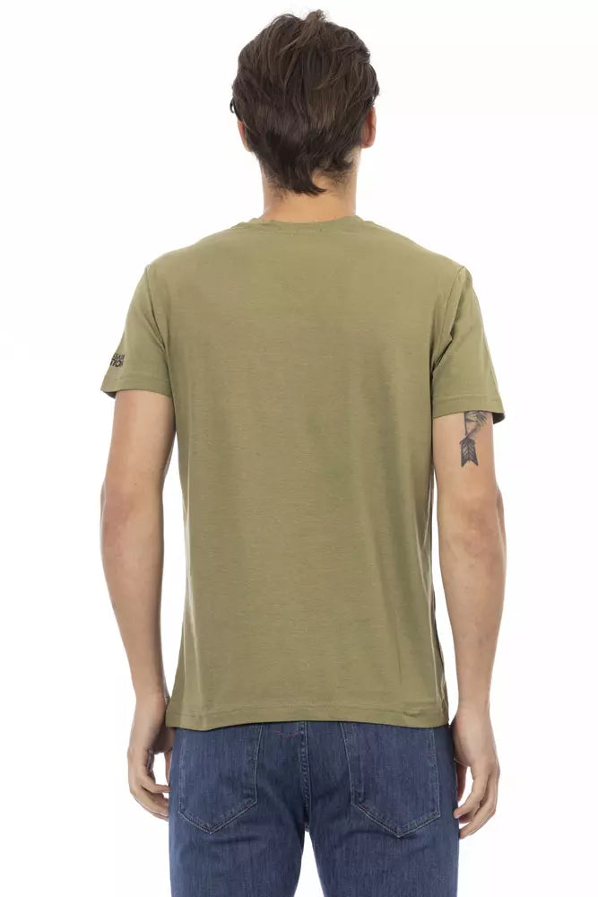 Trussardi Action Grön Bomull Herr T-shirt