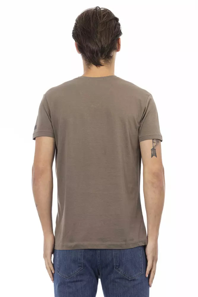 Trussardi Action Brun Bomull Herr T-shirt