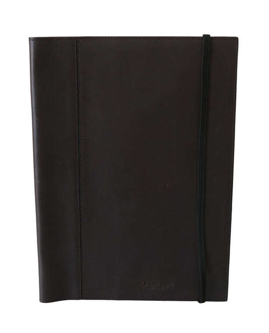 AG Spalding & Bros svart läderplånbok med dubbelvikt logotyp