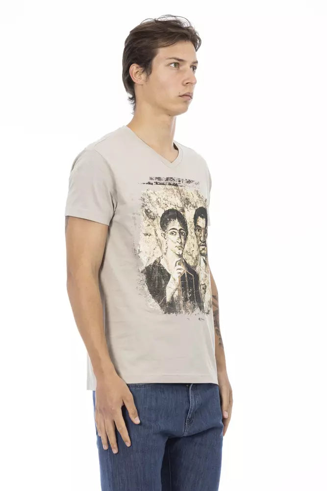 Trussardi Action Beige Bomull Herre T-skjorte