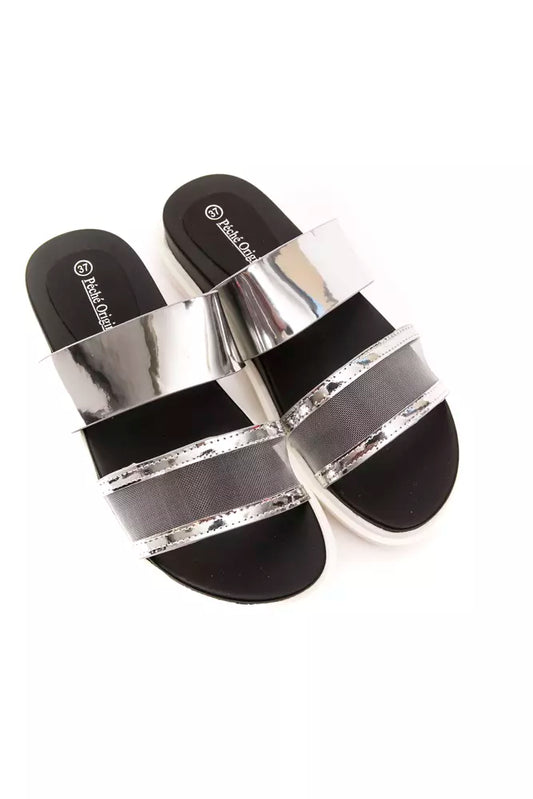 Péché Originel Silver Polyeten Sandal för kvinnor