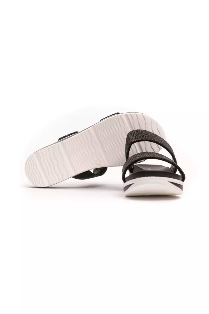 Péché Originalel Svart Textil Dam Sandal