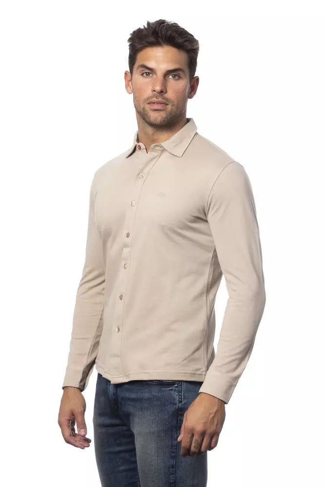 Verri Beige Bomull Herrskjorta