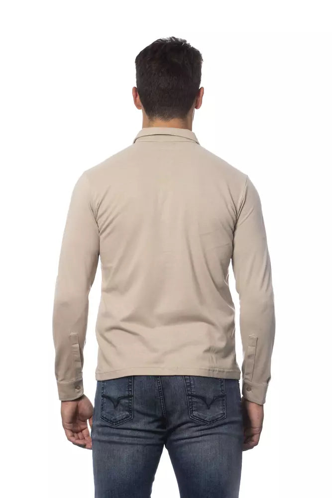 Verri Beige Bomull Herrskjorta