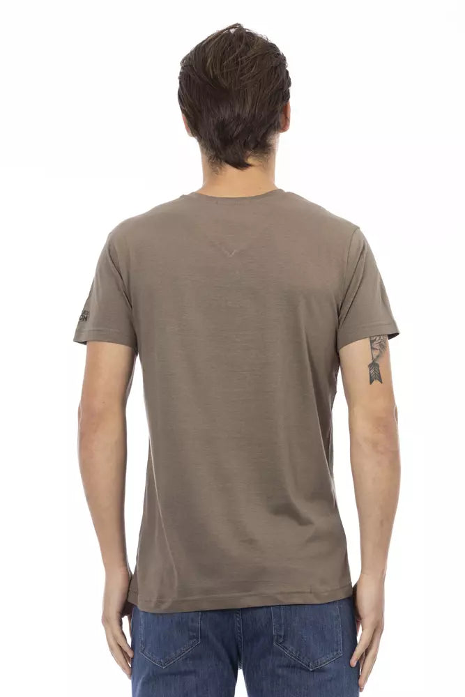 Trussardi Action Brun Bomull Herr T-shirt