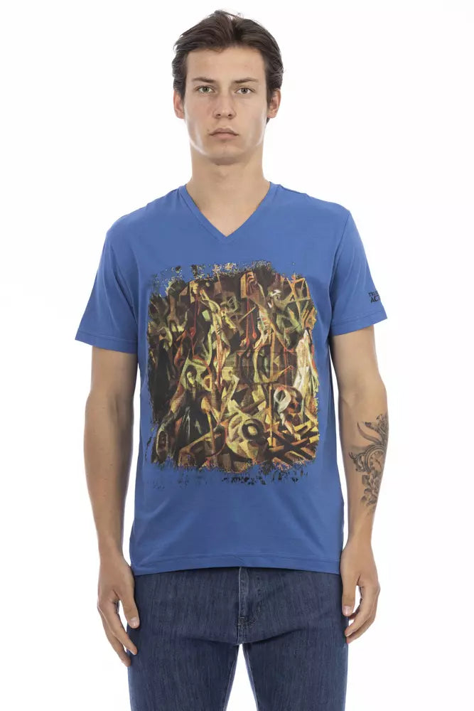 Trussardi Action Blå Bomull Herr T-shirt