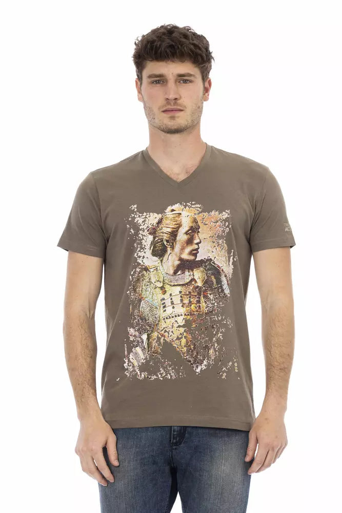Trussardi Action Brun Bomull Herr T-shirt
