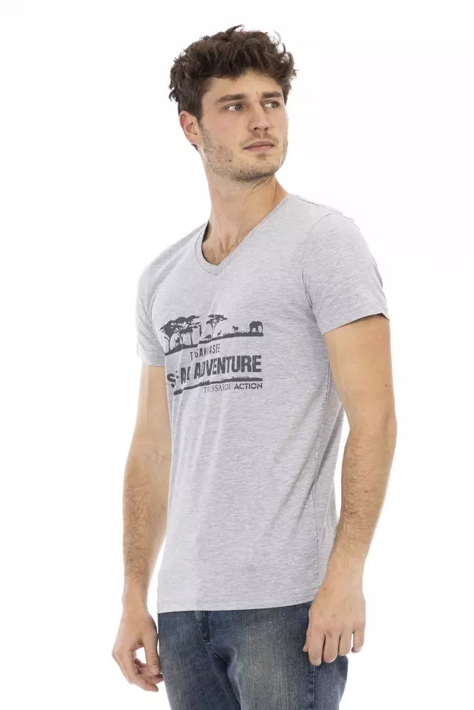 Trussardi Action Grå Bomull Herr T-shirt
