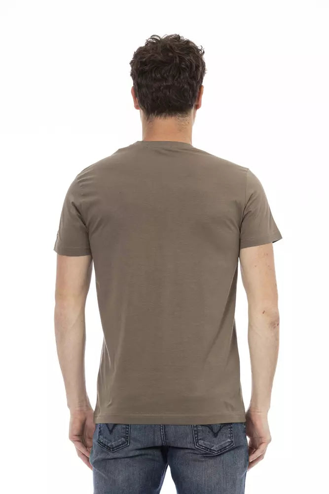 Trussardi Action Brun Bomull Herr T-shirt