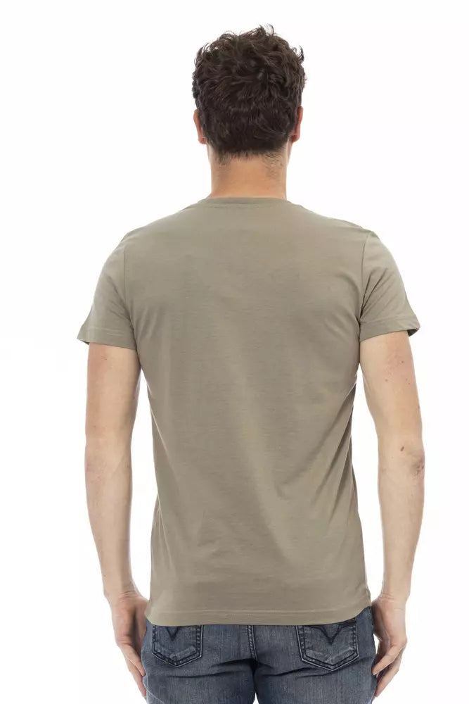Trussardi Action Brun Bomull Herr T-shirt