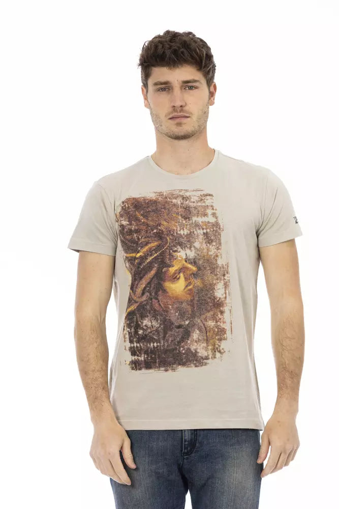 Trussardi Action Beige Bomull Herr T-shirt