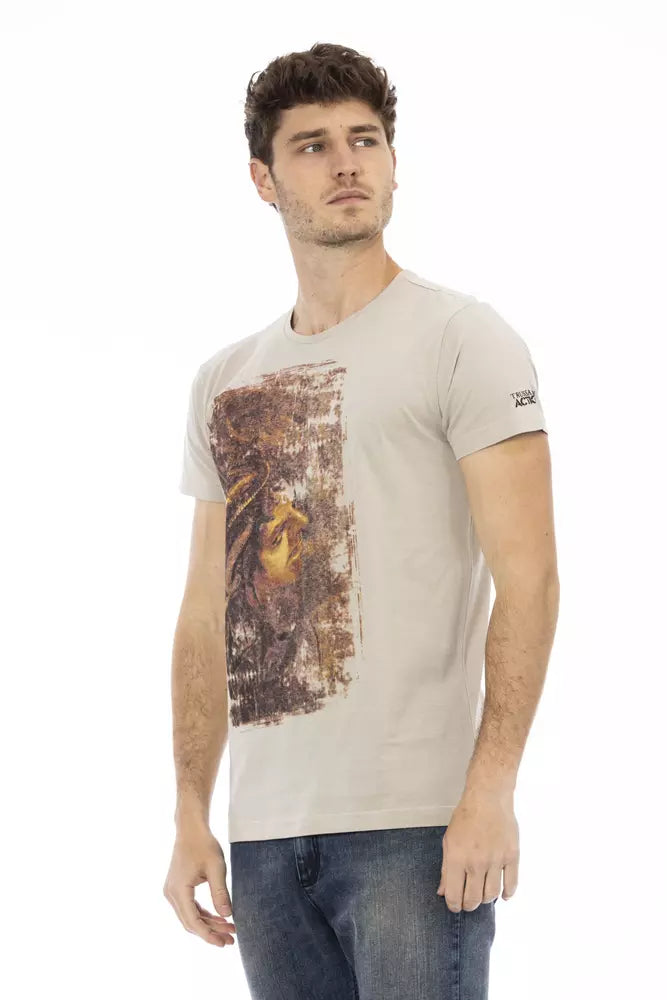 Trussardi Action Beige Bomull Herr T-shirt