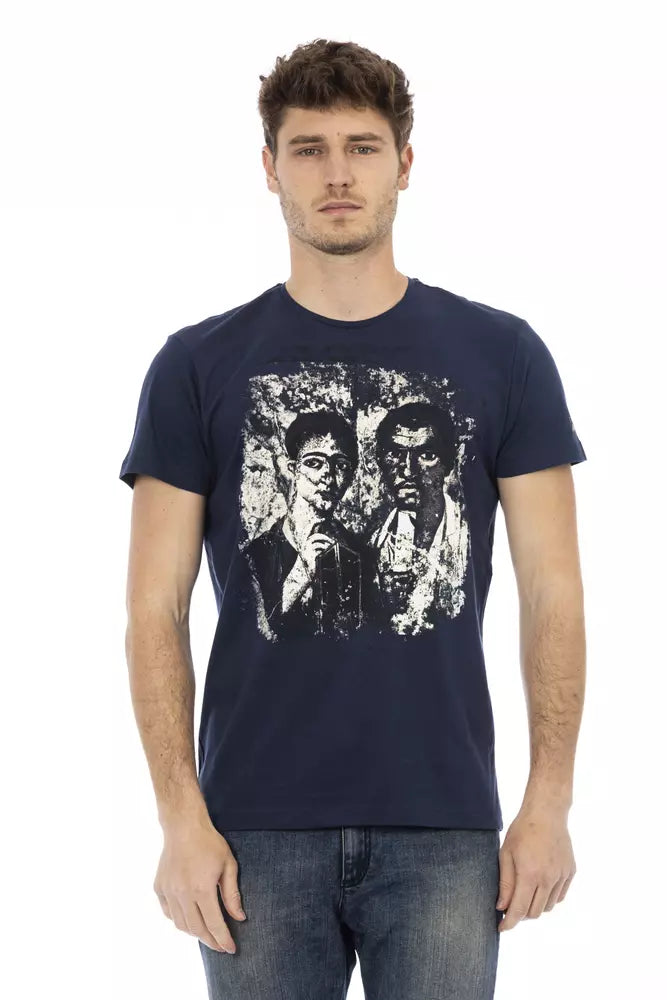 Trussardi Action Blå Bomull Herr T-shirt