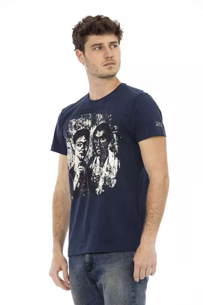 Trussardi Action Blå Bomull Herr T-shirt