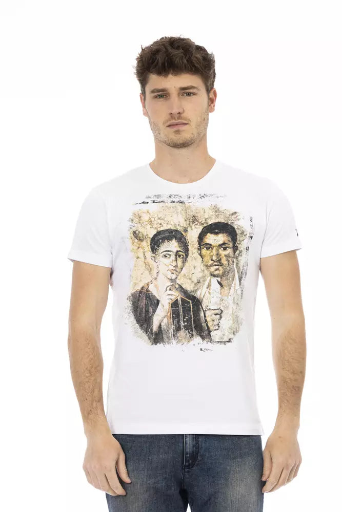 Trussardi Action Vit Bomull Herr T-shirt